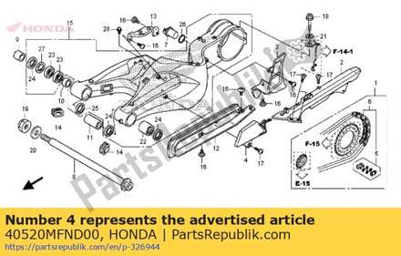 Case b, drive chain 40520MFND00 Honda