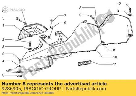 Fairing 9286905 Piaggio Group