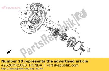Collar, rr. axle distance 42620MR1000 Honda