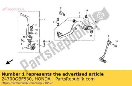 Pedaalcomp., veranderen 24700GBF830 Honda