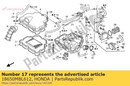 Aicv assy 18650MBL612 Honda