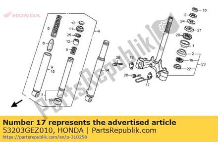 Guide, brake cable 53203GEZ010 Honda