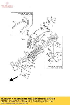 Sello 4 3DM2173N0000 Yamaha