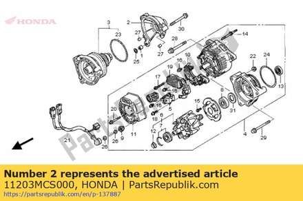 Holder, a.c. generator bearing 11203MCS000 Honda