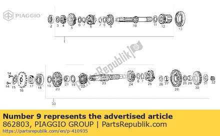 Gear 862803 Piaggio Group