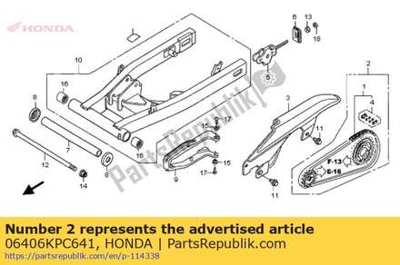 Chain kit, drive (112l-12 06406KPC641 Honda