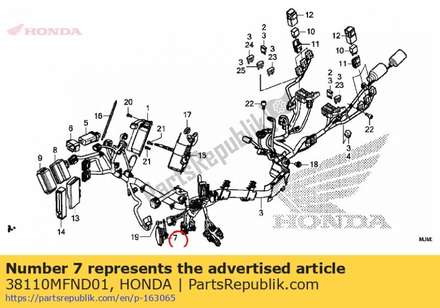 Horn comp. 38110MFND01 Honda