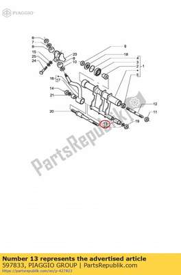 Spacer 597833 Piaggio Group