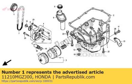 Pan, oil 11210MGZJ00 Honda
