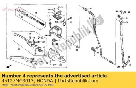 Joint brake hose 45127MG3013 Honda