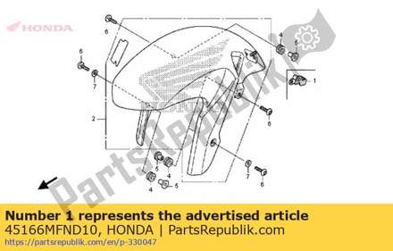 Guide a,spd senso 45166MFND10 Honda