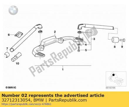 Supporting part of handle-bar 32712313054 BMW
