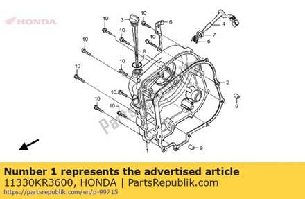 Cover, r. crankcase 11330KR3600 Honda