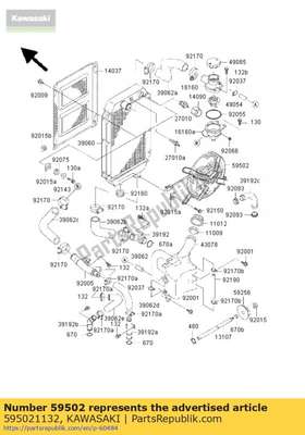 Fan-assy 595021132 Kawasaki