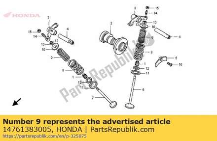 Ressort, valve intérieure (nipp 14761383005 Honda