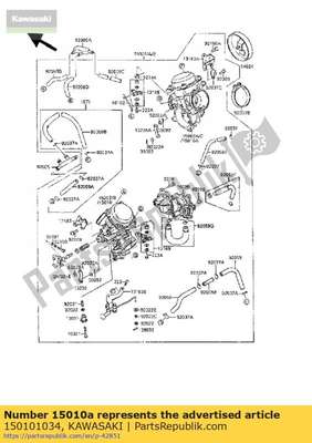 Carburetor,fr 150101034 Kawasaki