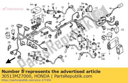 Stay, ignition coil 30513MZ7000 Honda