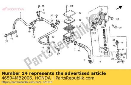 Joint, brake rod 46504MB2006 Honda