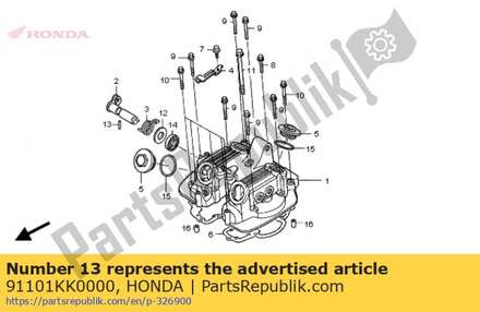Dowel pin, 4x37.5 91101KK0000 Honda