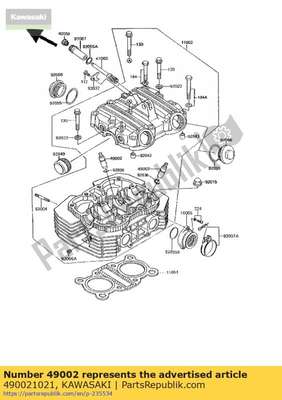 Guide-valve 490021021 Kawasaki