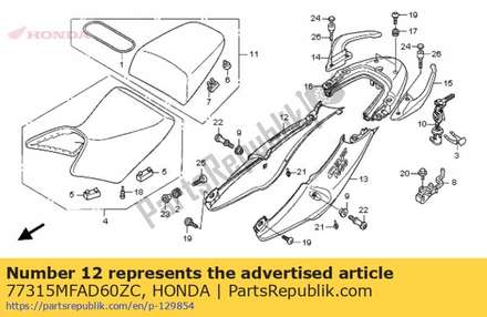 Set illust*type3* 77315MFAD60ZC Honda
