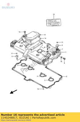 Dichtungssatz 1140248817 Suzuki