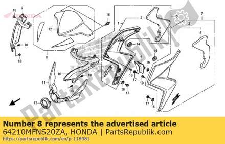 Set illust*type3* 64210MFNS20ZA Honda
