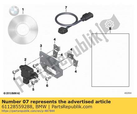 Adapter cable abs pro 61128559288 BMW
