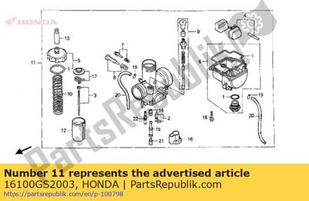 Carburateur 16100GS2003 Honda