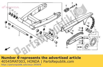 Joint, drive chain (daido) 40545MAT003 Honda