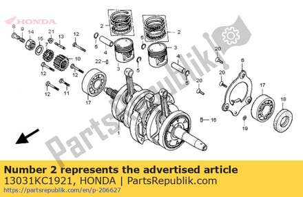 Ring set, piston (0.50) ( 13031KC1921 Honda