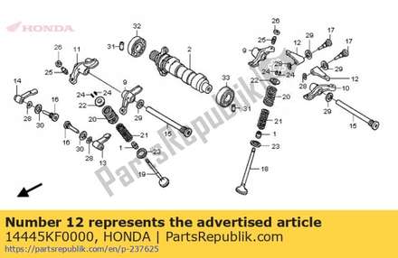 Arm, in. ventil sub rocker 14445KF0000 Honda