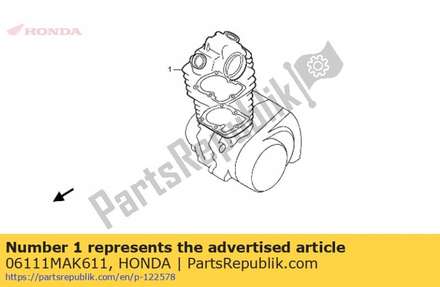 Gasket kit a (component parts) 06111MAK611 Honda