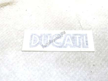 Autocollant ducati 43818141A Ducati