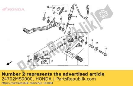 Arm comp., change 24702MS9000 Honda