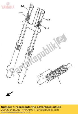 Primavera, fr0nt f0rk 2VM23141L000 Yamaha