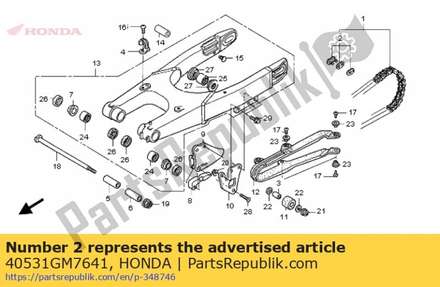 Joint, drive chain (rk excel) 40531GM7641 Honda