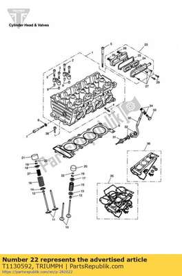 Shim, 2.350mm T1130592 Triumph