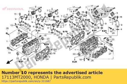 Joint d,pb 17113MT2000 Honda