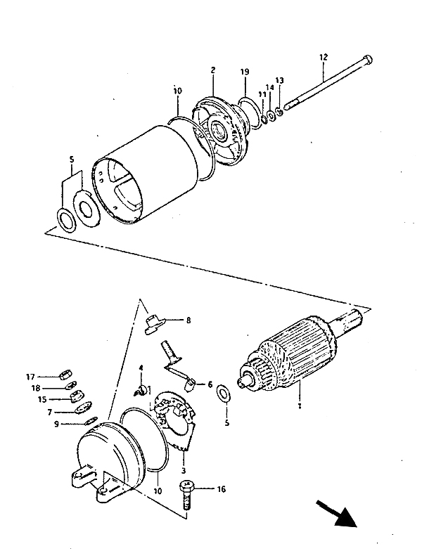 STARTING MOTOR