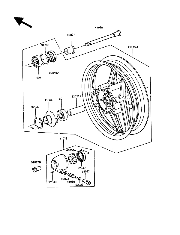 FRONT HUB