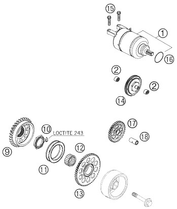 Electric starter