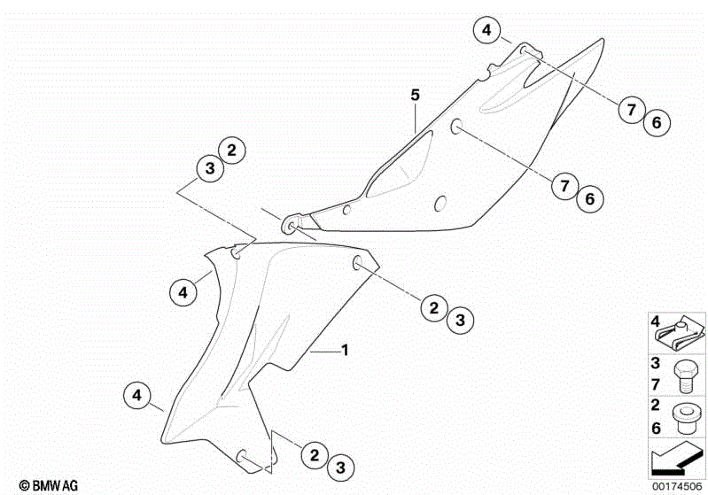 Fairing side section