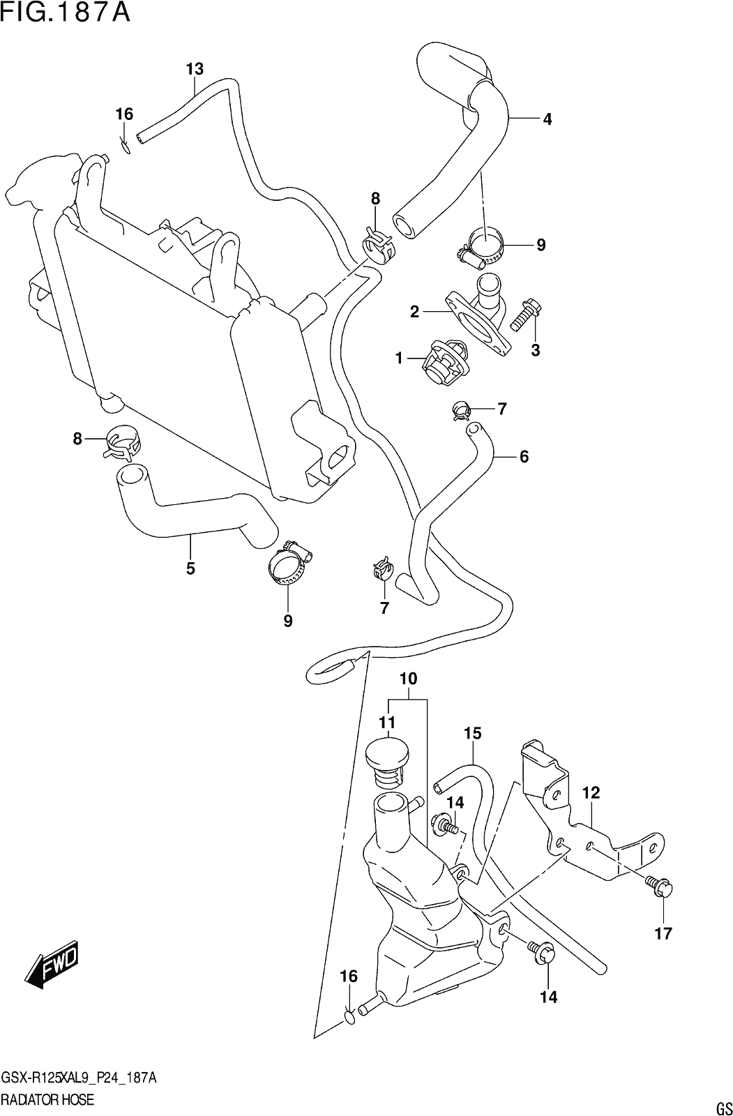 Fig.187a Radiator Hose