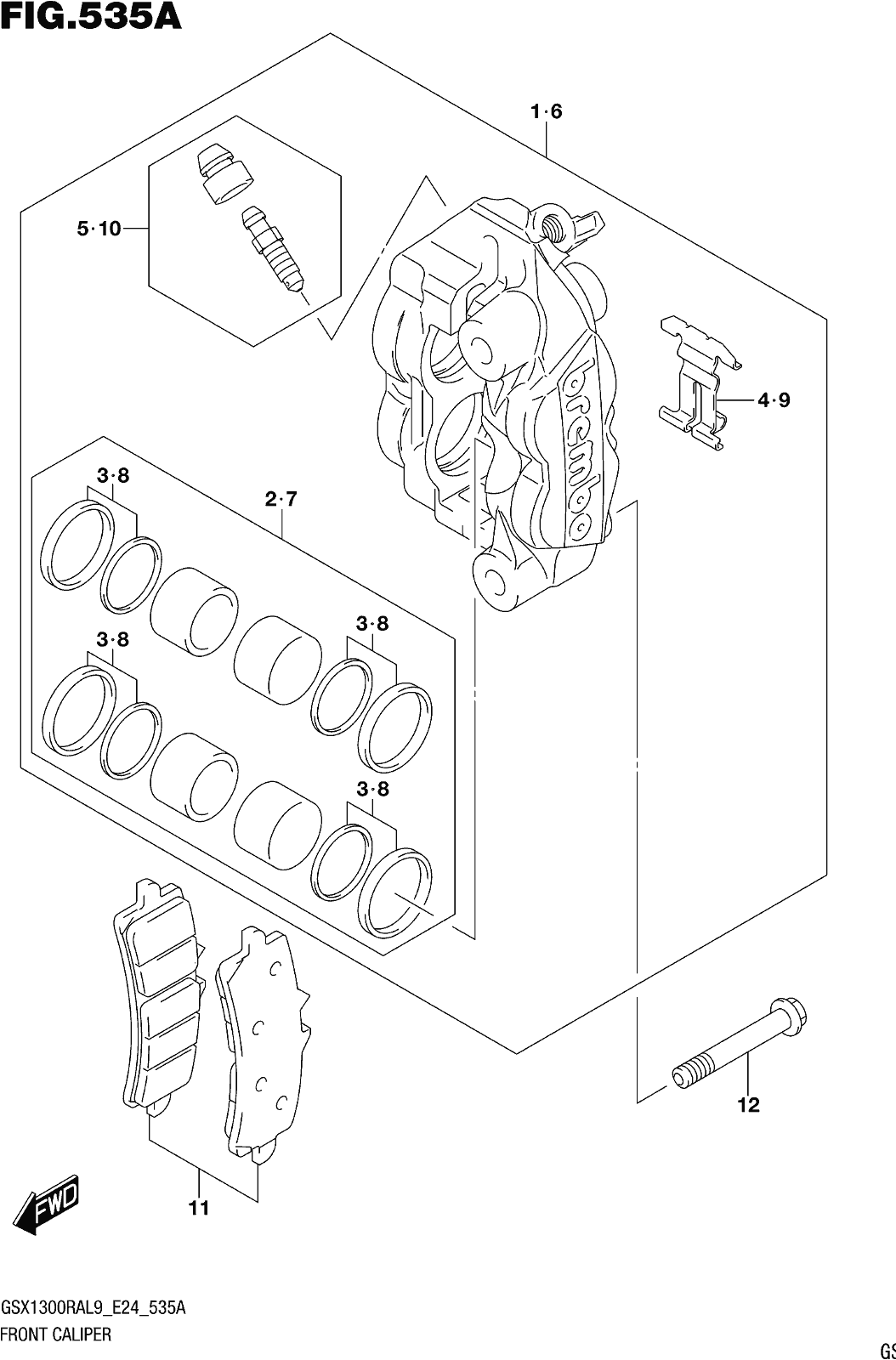 Fig.535a Front Caliper