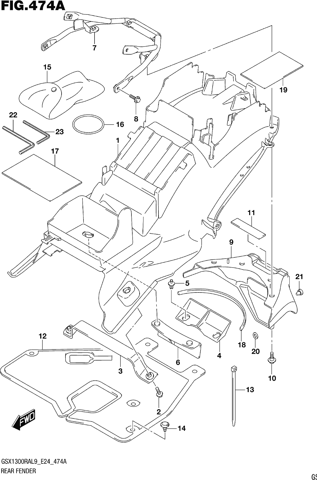 Fig.474a Rear Fender