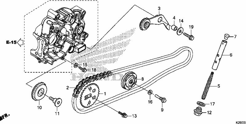 CAM CHAIN/TENSIONER