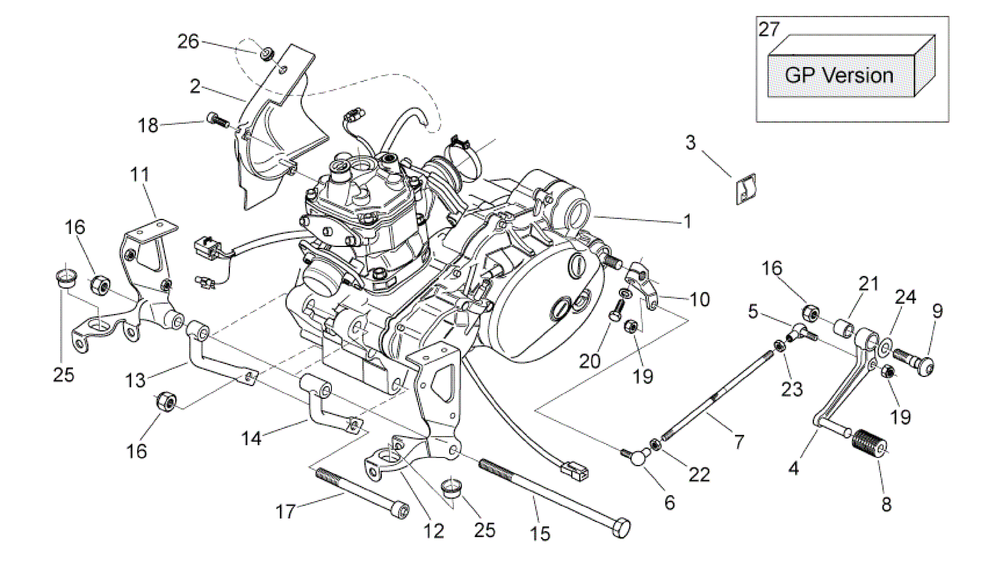 il motore - APRILIA RS RS 125