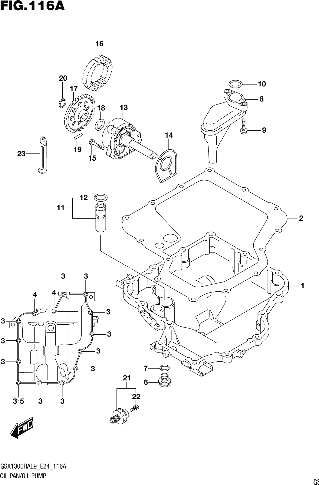 Fig.116a Oil Pan/oil Pump
