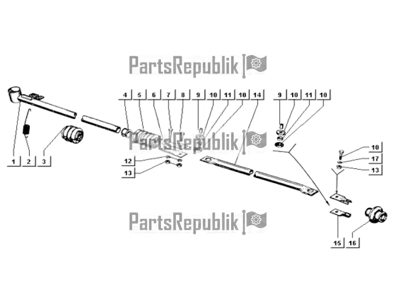 Gearshift Control Tie Rods (p703v)